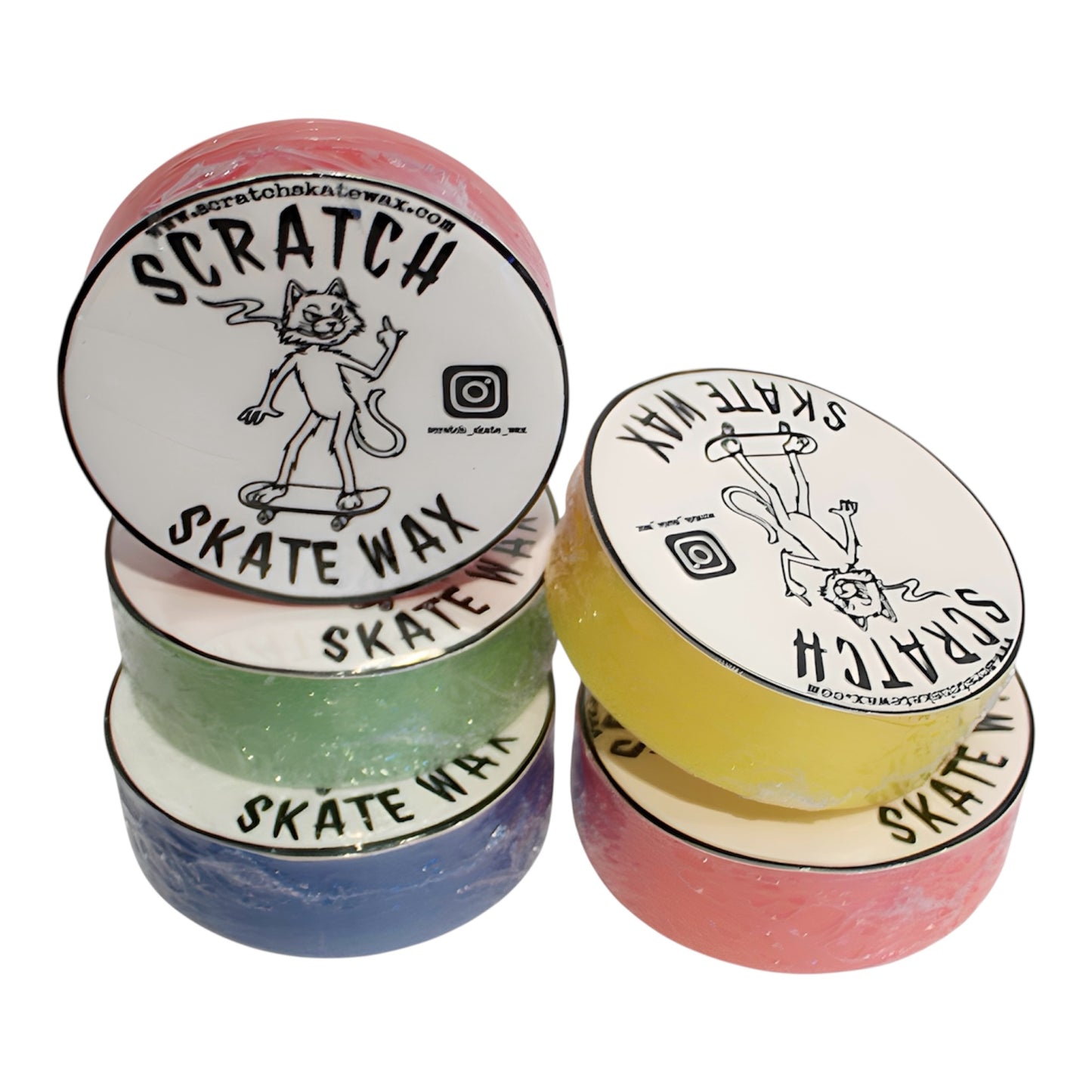 Scratch Skate Wax Assorted Colors